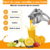 Espremedor Manual de Frutas Premium, Resistente Desmontável, Metal de Qualidade - loja online