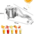 Espremedor Manual de Frutas Premium, Resistente Desmontável, Metal de Qualidade