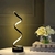 Luminária de Mesa Moderna - Espiral Criativo - Iluminação Regulável – Em acrílico. na internet