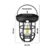 Luminária Lampião Solar LED com Sensor de Movimento Recarregável Portátil. - Pegasus
