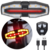 Luz Traseira Bicicleta Recarregável USB - Sinal Esquerda Direita -Controle Remoto sem Fio - comprar online