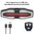 Luz Traseira Bicicleta Recarregável USB - Sinal Esquerda Direita -Controle Remoto sem Fio - loja online
