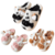 Pantufas Vaca Pelúcia - Antiderrapante Macio Confortável Sapatos de Casa – Pé Quente - comprar online