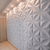 Revestimento Moderno Parede Decorativa - Kit 40 Placas PVC 3D – 25x25 cm - loja online