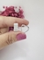 Argola Cravejada com Zircônia em formato de Coração