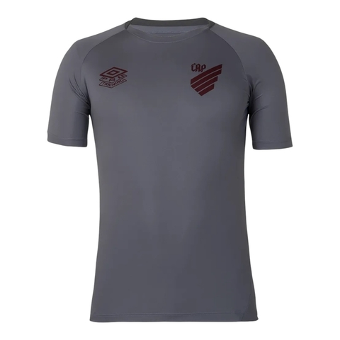 Camisa Athletico Paranaense Treino 25/26 - Torcedor Umbro Masculina - Cinza