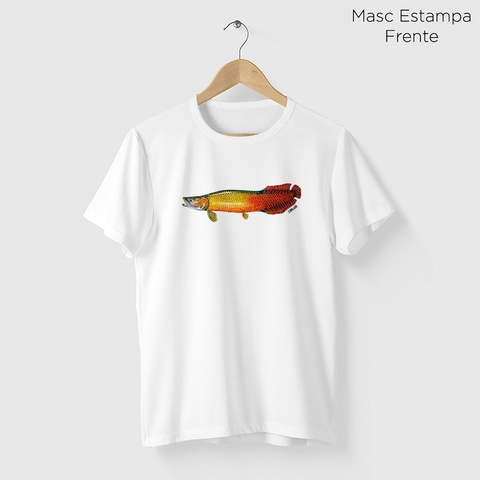 Camiseta Masculina Awa Pirarucu - BRANCO - comprar online