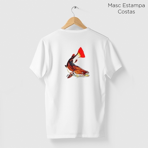 Camiseta Masculina Awa Pirarara - BRANCO - comprar online