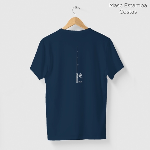 Camiseta Masculina Awa Vara de Pesca - AZUL - comprar online