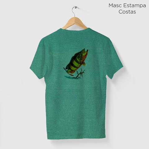 Camiseta Masculina Awa Tucunaré - VERDE - comprar online