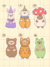 Stickers ternurines disfrazados - Baggy