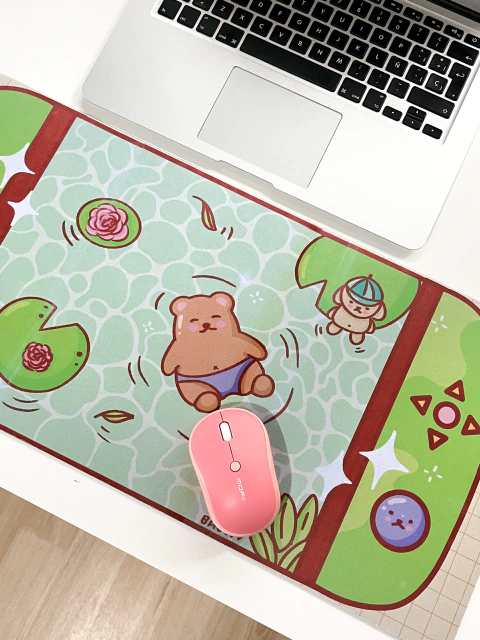 Mousepad gamer osito flotando - comprar en línea