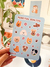 Lámina de stickers perritos bonitos