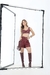 Cropped Couro Corset
