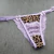 Tanga Animal Print e Renda
