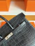 BOLSA HERMES BIRKIN 25 CROCO MATTE BLACK - loja online