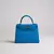 Hermès 28cm Kelly Sellier azul zanzibar epsom paládio ferragens