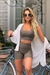 TOP FITNESS BLACKOUT POLIAMIDA TECIDO CANELADO - FULIGEM na internet