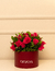 Rosas em Hat Box