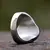 Anel Masculino Com Pedra Zircão Preto - loja online