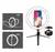 Ring Light Iluminador LED 20cm 8 Polegadas com Tripé de Mesa e Suporte para Celular - Prisma Store