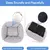 Cama de luxo para cães, camas quadradas longas de pelúcia para cães pequenos, - comprar online