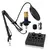 Microfone Condensador, Kit Microfone Condensador com Placa de Som e Braço Articulado - comprar online