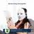 Máscara facial LED com luz vermelha para abertura da pele, terapia anti-envelhe - comprar online