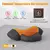 Travesseiro cervical massageador elétrico, compressa quente, massagem vibratór - Prisma Store