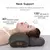 Travesseiro cervical massageador elétrico, compressa quente, massagem vibratór - Prisma Store