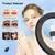Imagem do Suporte para Fotografia com Iluminação 26cm Ringlight Tripé Suporte Foto Led