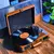 Toca Discos Leitor de Gravação Vinil Portátil Vintage - comprar online