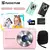 Câmera digital infantil, filmadora com zoom 16x, câmeras compactas 1080p 44mp