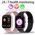 Relógio Inteligente Smartwatch Monitor Saúde Fitness com Bluetooth