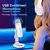 Microfone Profissional Branco Para Gravação de Estúdio, PC, Computador, Jogos, Streaming, Podcasr