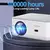ThundeaL Mini Projetor Portátil TD92 Pro FHD 1080P Full HD Feixe 4K Vídeo WiFi