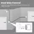 Avatto tuya wifi zigbee módulo de interruptor de luz inteligente, sem fio neutro 2 maneiras de controle mini disjuntor diy trabalho para alexa, google home