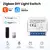 Avatto tuya wifi zigbee módulo de interruptor de luz inteligente, sem fio neutro 2 maneiras de controle mini disjuntor diy trabalho para alexa, google home