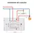 Interruptor Inteligente Wi-Fi para Ventilador e Luz – Touch Screen, Controle por App Tuya e Assistentes de Voz na internet