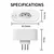 Adaptador TNCE Tuya para tomada brasileira de 16/20A, tomada WIFI ou Zigbee com monitor de energia, controle inteligente de saída, compatível com comando de voz do Google Home Alexa. na internet