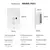 Interruptor Inteligente Wi-Fi para Ventilador e Luz – Touch Screen, Controle por App Tuya e Assistentes de Voz - Genius Connect Home