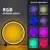 Imagem do Tuya WiFi RGB LED Luz Desktop Lâmpada, Luzes Vermelhas, Celebridade Internet