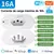 Adaptador TNCE Tuya para tomada brasileira de 16/20A, tomada WIFI ou Zigbee com monitor de energia, controle inteligente de saída, compatível com comando de voz do Google Home Alexa. - Genius Connect Home