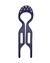 PALITO HAIR PIN GRANDE COM STRASS - Bianca Accessory | Loja Oficial