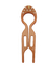 PALITO HAIR PIN GRANDE COM STRASS