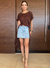 Blusa tricot vazado - loja online