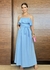 Vestido longo babado alça fina - Phd Store
