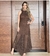 Vestido longo tricot em trama vazado - comprar online