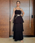 Vestido longo em camadas - loja online