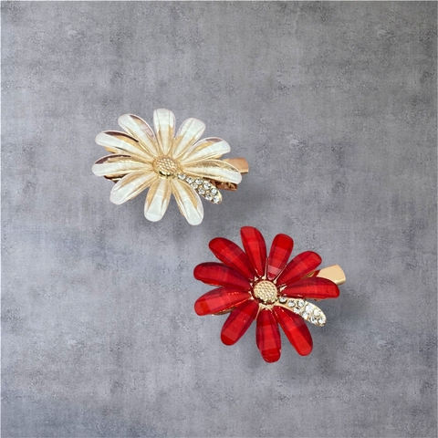 Presilha Flor Crystal